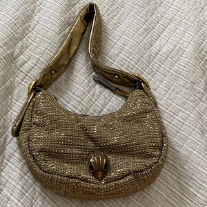 Kurt Geiger Gold Sequin Shoulder Bag